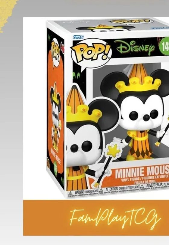 Mickey and Minnie Mouse Funko Pop figures